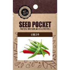 월드가드닝 행복한 텃밭 좋은 씨앗 신홍고추씨 100개, 1개