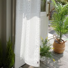 ANDCOTTON Lovelya 沖孔刺繡遮蔽簾 門簾, 單一商品