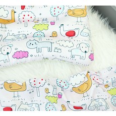 Jeyuni 兒童純棉枕頭, 茱蒂粉紅