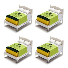 OTOTO 清潔夢想廚房海綿架, 混色, 4個