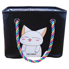 THE ZAKKA 慵懶貓咪沐浴袋, 黑色