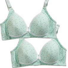 印花孕婦哺乳內衣 2入