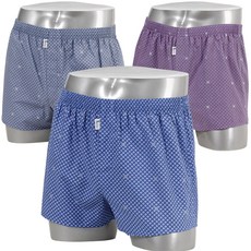 Black Captain 30支棉質透氣四角內褲 BMT001 3件組