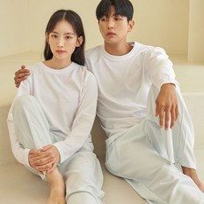 도씨 커플용 클린 실크핏 9부 잠옷 바지 D-3652 2p