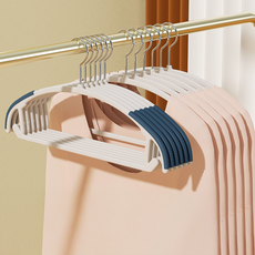 일상포인트 늘어남방지 어깨뿔방지 라운드 논슬립 옷걸이, 네이비, 30개