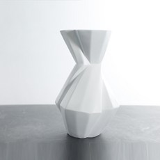 JCP 現代簡約花瓶擺飾, 白色