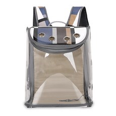 寵物透明背包手提箱 YT_RC510, 藍色