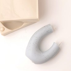 ANGLE THING 夾心W環雙面立體矽膠模具, 單一顏色