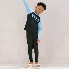 YALE KIDS 兒童經典款防曬泳衣上下裝套組 YJCCRUE23347