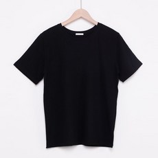 슈가펀 여성용 베니블 실켓 코튼 라운드 반팔 티셔츠