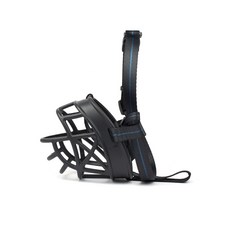 寵物大型犬用嘴套 4號, 黑色, 1個