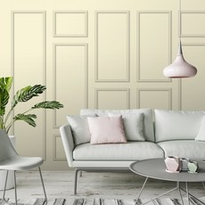 무지막지 워터풀 웨인스코팅 뮤럴벽지 MG401SS 7p, 크림소다