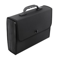 大容量辦公用防水文件包 RD_1850, 黑色的, 1個