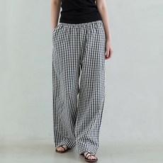 tsh 女性內外穿著格紋褲