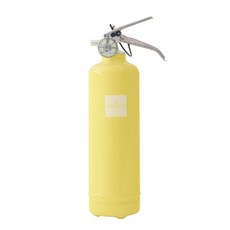 더스퀘어 분말형 가정용 차량용 ABC 디자인 소화기 레몬, 1kg, 1개