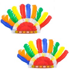 PARTYSHOW 印度酋長帽, 隨機發貨, 2個