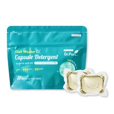 Dr.Puri 安心洗碗機膠囊洗碗粉 30入, 300g, 1個