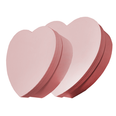 Miso 愛心禮物盒2件組, 粉紅色, 1組