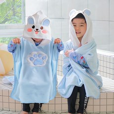 EPLYN 兒童動物連帽浴袍2件組