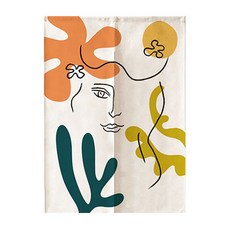 Ahope 多款臉部線條隔間門簾, Type 11