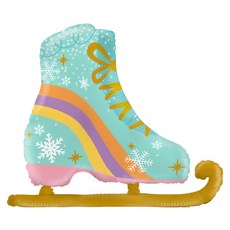 GRABO BALLOONS 鋁箔氣球 溜冰鞋, 薄荷綠, 1個