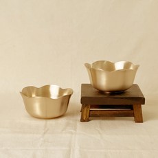 Nothyang 房茶油器 花 冰沙碗 中 2入 金色 1組, 1套