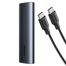 UGREEN 綠聯 M.2 NVMe SSD 高級型高速外接盒 CM400, 1個