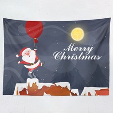 Arty Home 聖誕快樂掛布 絲絨, TYPE05, 1個