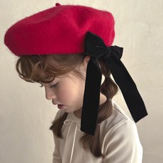 채니봉봉 레디얼 포니테일 베레모 유아모자