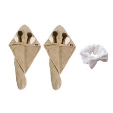 軟發巾 SG32 2p + 洗護帶套組, 7型, 1套