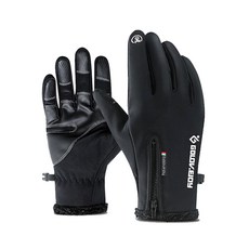 고로브이조이 알럽핏 스포츠 스마트터치 겨울 방풍 방한장갑, 블랙, 1개