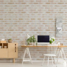 HIHOMETECH 泡沫夢之屋絲綢壁紙高級型+離型紙去除貼紙, 軟磚