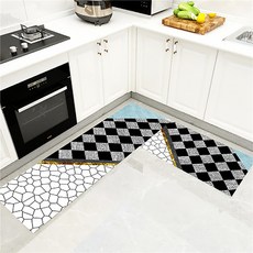 現代插圖廚房腳踏墊, NO.16