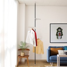 Diver標準落地衣架 3F, 黑+白