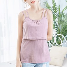 마켓A 슬림 숄더 수유나시 + 내장패드