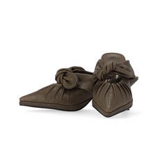 엘칸토 여성용 인텐스 가죽 빈티지 리본 뮬 6.5cm LCWO20S138