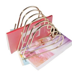 鐵製愛心書文件夾, 金子, 1個