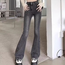Dotif 女款 Rare 雙鈕扣修身靴型牛仔褲