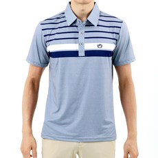 男士韓國製高彈力四向彈性圖案高爾夫T恤 YCGJ629