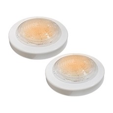 Gaon LED圓形直接15W, 電燈色（白）, 2個