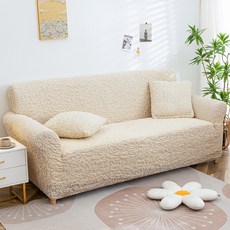 Market Plan 北歐四季彈性沙發套, 1個, 象牙白