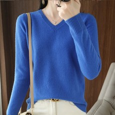 soleil 女款 Lunas V領保暖基本款針織衫