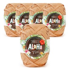 쎄비 알로하 뜨개실 5p, 42 퓨어 베이지, 5개