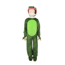 愛寶樂園 萬聖節服裝 高級服裝 龍角色扮演服裝, 綠色, 1個