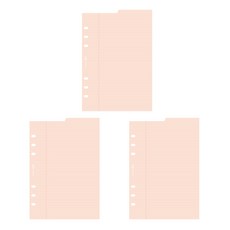 플레픽 A5 6공 양면 인덱스 패드 라인 피치 3p, 30매