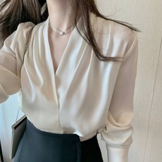 I'M MONG 女款 Lafar V領法式上衣