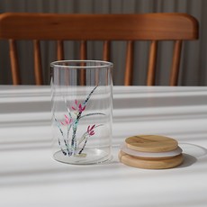 Bloom At Home杜里加翁螺鈿耐熱玻璃調味罐 蘭花, 300ml, 1個