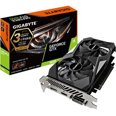 기가바이트 지포스 GTX 1650 WINDFORCE V2 OC D6 4GB 그래픽카드 GV-N1656WF2OC-4GD 2.0 (제이씨현)