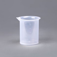 PP 반투명 계량컵, 화이트, 250ml, 1개