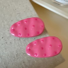 피어니스트 도트 패턴 라운드 헤어핀 2p